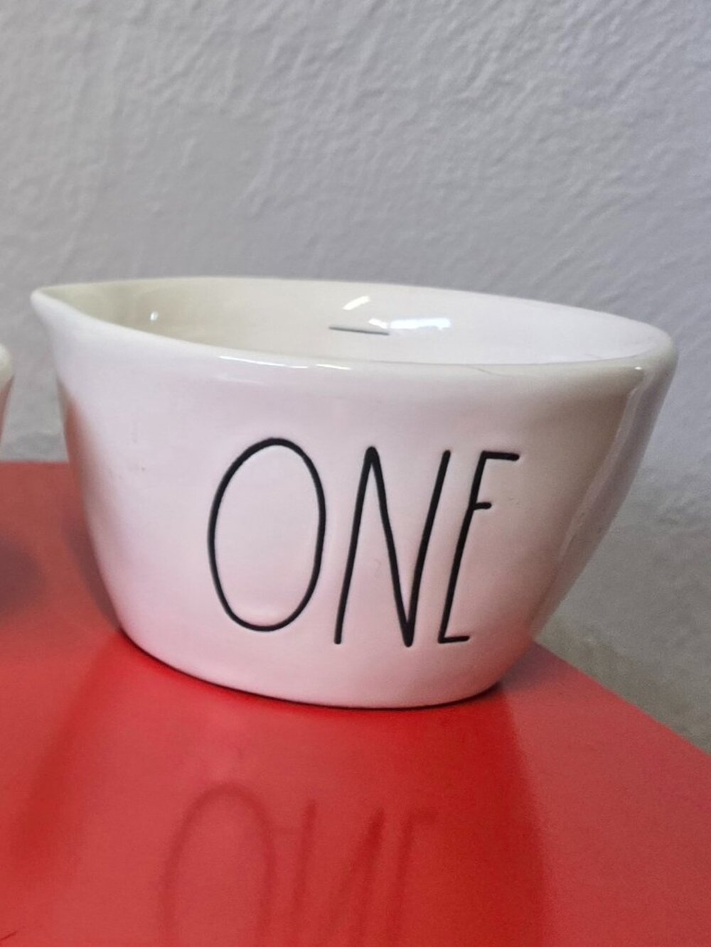Rae Dunn Measuring Cups Set – White Farmhouse Ceramic 4 Pc
